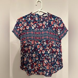 Loft floral blouse size Small